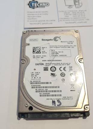 Не рабочий жесткий диск на запчасти 500gb seagate st9500325as hdd для ноутбука 2.5 №113