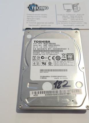 Не рабочий жесткий диск на запчасти 500gb  toshiba  mq01abd050 hdd для ноутбука 2.5 №182