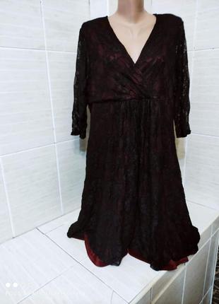 Платье гипюровое для женщин 54 размер