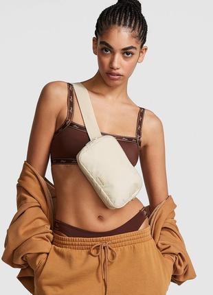 Сумна на пояс,  бананка victoria's secret, (чорна, айворі)