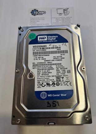 Не рабочий жесткий диск на запчасти 320gb wd blue - hdd 3.5 - wd3200aakx - читайте описание - #351