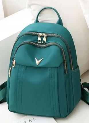 Женский нейлоновый рюкзак polo городской зеленый