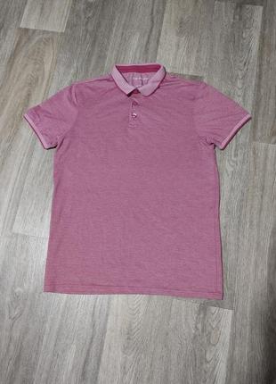 Мужская футболка / primark / поло / розовая футболка / мужская одежда / чоловічий одяг /