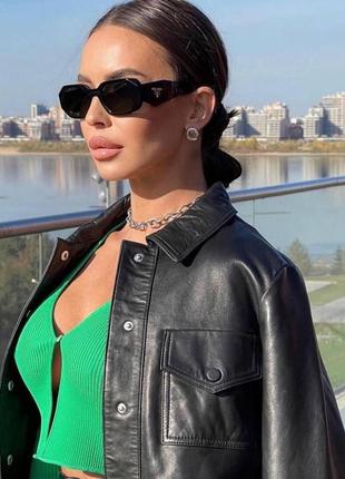 Крутые солнцезащитные очки prada  lux