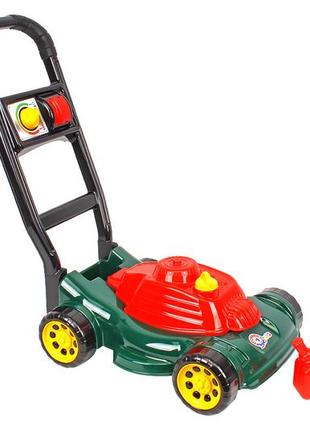 Дитяча газонокосарка з лійкою-каністрою для бензину та рухомими елементами технок 9611