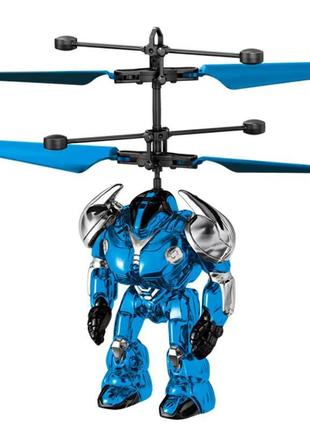 Интеллектуальный сенсорный самолет mech warrior летающий робот с люминесцентной подвеской, реагирующий на жест