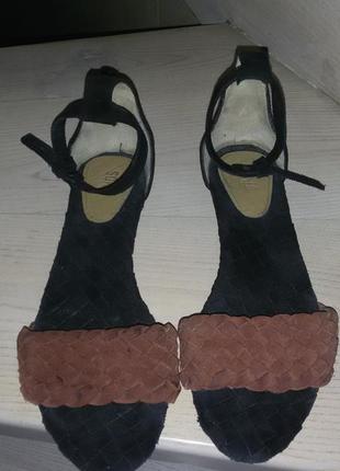 Sonia  rykiel (france)- замшеві босоніжки  розмір 40 (26,3 см )