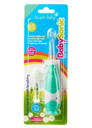 Електрична зубна щітка babysonic (від 0 до 3 років) - teal, (brush-baby)