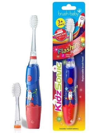 Електрична зубна щітка kidzsonic (3+) - ракета, (brush-baby)
