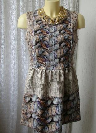 Платье плотное стрейч мини takeshy kurosawa р.46-50 7799