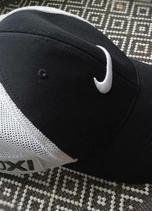 Кепка nike golf 20xi black white flex fit cap