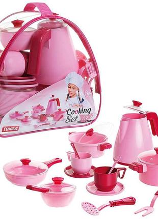 Ігровий набір посуду cooking set юніка 71740, 23 предмети