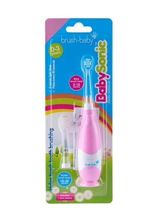 Електрична зубна щітка babysonic (від 0 до 3 років) - pink, (brush-baby)