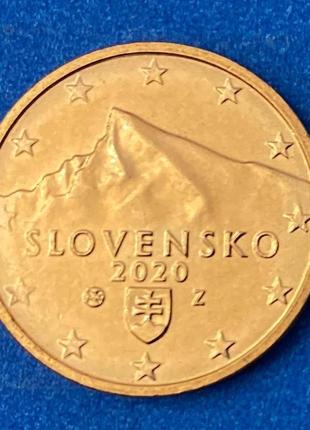 Монета словенії 2 євроценти 2010-20 рр.
