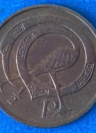 Монета ирландии 1\2 пенни 1975-78 гг.