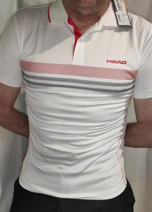 Новая спорт стильная фирменная тенниска поло футболка.head.s