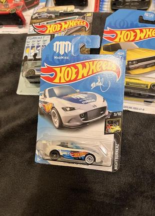 Hot wheels mazda miata white нові ідеальні і ще різні моделі