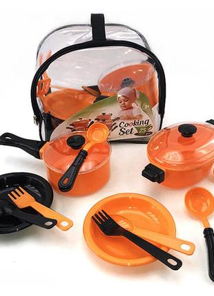 Ігровий набір посуду "cooking set" 71498, 25 предметів