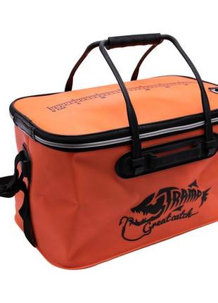 М'яка рибальська сумка tramp з eva orange 45x25x25см (m) utrp-030