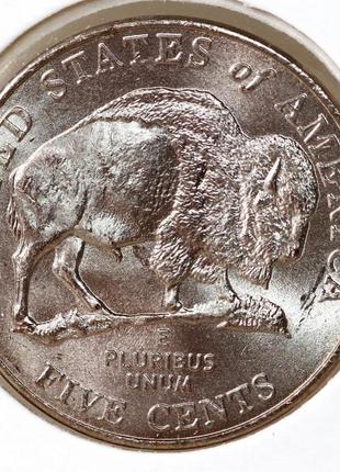Монета сша 5 центов 2005 г. бизон