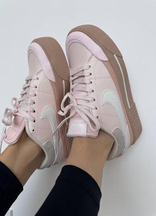 Жіночі кросівки nike court legacy pink premium.