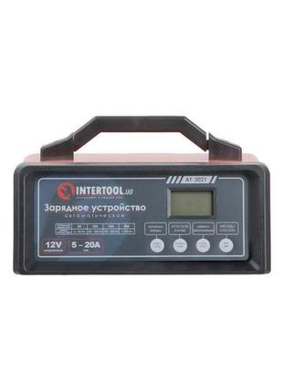 Зарядний пристрій intertool - 12в x 5-10-15-20а