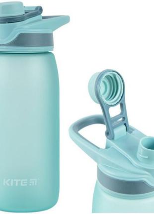 Пляшка для води kite 600 мл блакитна k22-417-01