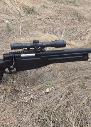 Детская снайперская винтовка zm 52 cyma awp "cлон" airsoft gun 6мм