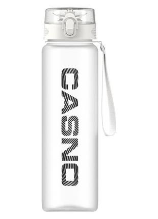 Бутылка для воды casno 1050 мл kxn-1184 белая