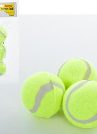 Набор мячей для большого тенниса 2 сорт 6 см ms0234