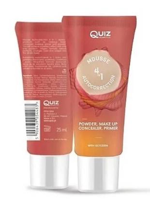 Мусс-корректор quiz cosmetics mousse autocorrection 4 in 1