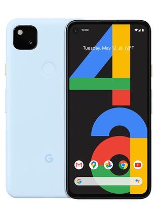 Мобільний телефон смартфон google pixel 4a 6/128gb blue ref - екран 5,81'', 1 sim, 3140 маг