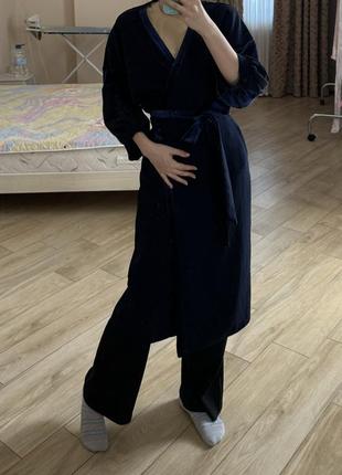 Халат срочно бархатный