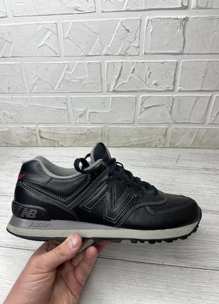 Мужские кожаные кроссовки new balance 574