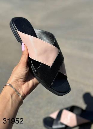 Натуральная кожа замша все размеры шлепанцы