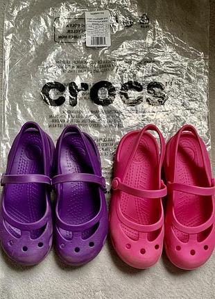 Балетки, сандалі босоніжки крокси сланці crocs (оригінал)