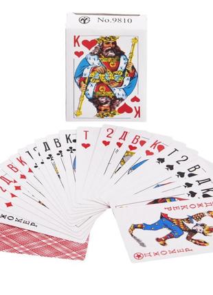 Карти гральні покерні ламіновані sp-sport 9810 54 картки код 9810