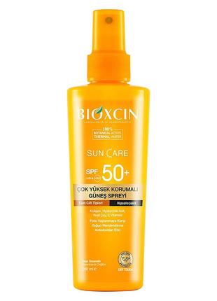 Сонцезахисний спрей з spf 50+ bioxcin, 200 мл