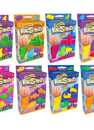 Кинетический песок «kid sand», 200г, dankotoys мини коробка