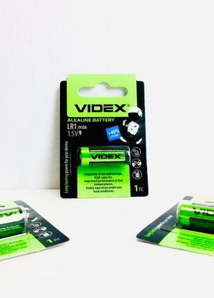 Батарейка щелочная videx lr1/910 1pc blister card