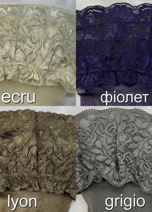 Цветные женские чулки 20 ден на силиконе