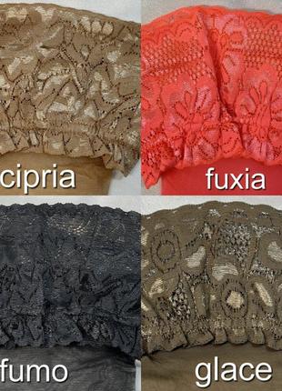 Цветные женские чулки 20 ден на силиконе