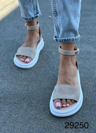 Натуральная кожа замша все размеры сандалии