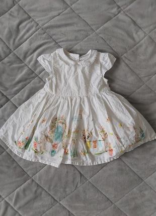 Красивое платье для новорожденной 0-3