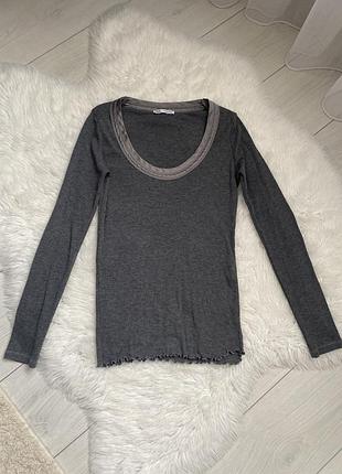 Кофта лонгслив реглан zara