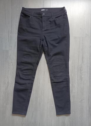 Коттоновые черные джинсы скинни old navy размер 12