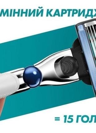 Змінні картриджі для гоління (леза касети) чоловічі gillette mach3 касети 6 шт6 фото