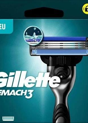 Змінні картриджі для гоління (леза касети) чоловічі gillette mach3 касети 6 шт1 фото
