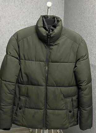 Зелена зимова куртка від бренда m&amp;s