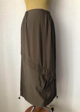 Стильная, оригинальная юбка бочонок/бохо от niederberger, размер l-xl-xxl